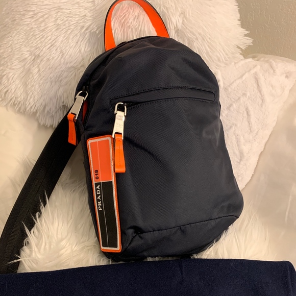 Like New Prada Nylon One Shoulder Backpack - Picture 3 of 5
